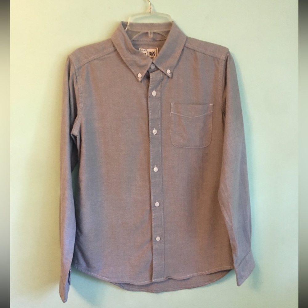 The Children’s Place Boy’s Oxford button down Shirt Size 14 XL